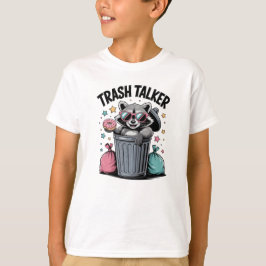 おしゃべりなアライグマの面白グッズ Tシャツ