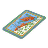 おしゃべりに悪いヤマノイモを叫おもしろいぶ感謝祭の食事 マグネット (左側)