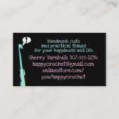 おしゃべりのかぎ針糸作り 名刺 (裏面)