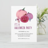 おしゃべりの種になるカボチャの招待状 招待状 (スタンド正面)