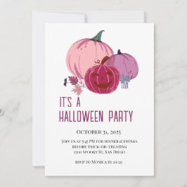 おしゃべりの種になるカボチャの招待状 招待状