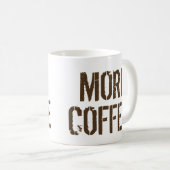 おしゃべりよりコーヒー派? コーヒー おもしろグッズ コーヒーマグカップ (正面右)