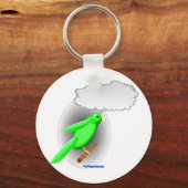 おしゃべりオウム キーホルダー (正面)