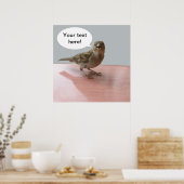 おしゃべりスパローのポスター ポスター (キッチン)