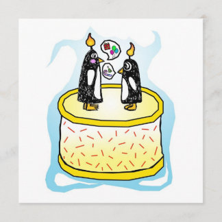 おしゃべりバースデー招待状 招待状