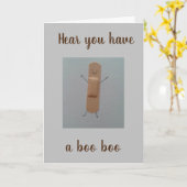 **おしゃべり包帯が早く回復するって** カード (黄色い花)