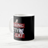 おしゃべり猫 コーヒーマグカップ (正面左)