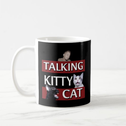 おしゃべり猫 コーヒーマグカップ (左)
