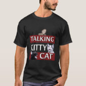 おしゃべり猫 Tシャツ (正面)