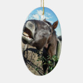 おしゃべり茶色の馬 セラミックオーナメント (右)
