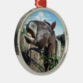 おしゃべり茶色の馬 メタルオーナメント (右)
