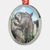 おしゃべり茶色の馬 メタルオーナメント (左)