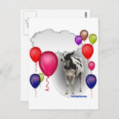 おしゃべり誕生日 ポストカード (正面/裏面)