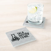 おしゃべり ガラスコースター (アングル)