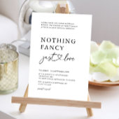 おしゃれすぎず愛を大切にしたカジュアルな結婚披露宴 招待状