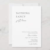 おしゃれすぎず、愛を込めて カジュアルな結婚式の招待状 招待状 (正面)