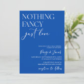 おしゃれすぎないシンプルな愛のミニマルカジュアルウェディング 招待状 (スタンド正面)