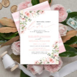 おしゃれすぎない、愛いっぱいのピンクの花のウェディング 招待状<br><div class="desc">カジュアルなウェディングや、挙式後のレセプションにぴったりな招待状を作りましょう。このモダンでトレンディなデザインは、ピンクの水彩花をフィーチャーし、手書きのスクリプトタイポグラフィーが特徴です。デザイナーに問い合わせると、 matching products があります。 当店の小さなビジネスをサポートしていただき、誠にありがとうございます！私たちは本当に感謝しています。 このデザインがあなたにも気に入っていただけて、私たちと同じように気に入っていただけて嬉しいです。忙しい花嫁のための新しいプライベートFacebookグループWedding Planning Tipsにあなたを招待したいと思います。 最新のセール情報や新商品情報などを受け取るには、以下をクリックして参加してください。 https://www.facebook.com/groups/622298402544171  Elegant InvitesのAnastasia Surridge著作権、全ての権利を保有。</div>
