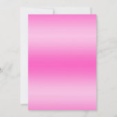 おしゃれでかわいいゴージャスなピンクの21歳の誕生日 招待状 (裏面)