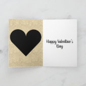 おしゃれでかわいいバレンタインデーのカード カード (内部)