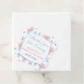 おしゃれでかわいい ピンクとブルーのジンジャージャー 結婚前のお祝い フェイバータグ (インサイチュ)