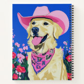 おしゃれでかわいい プレップドッグ ノートブック (裏面)