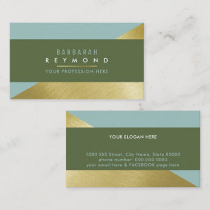 おしゃれでエレガントデザインのスタイリッシュプロフェッショナル 名刺