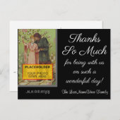 おしゃれでカスタマイズ可能な「感謝の気持ちを込めて」ポストカード ポストカード (正面/裏面)