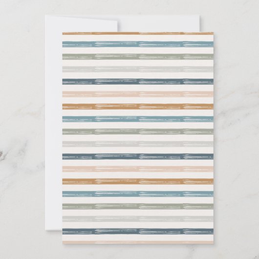 おしゃれでカラフルなお祝いメッセージ 70歳の誕生日 (裏面)