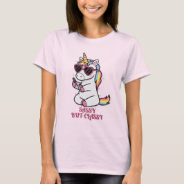 おしゃれでクールなグラマーユニコーン Tシャツ