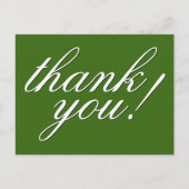 おしゃれでゴージャスな「ありがとう！」ポストカード ポストカード (正面)