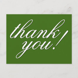 おしゃれでゴージャスな「ありがとう！」ポストカード ポストカード