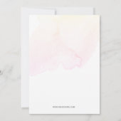 おしゃれでシンプルなモダンサマーカクテルパーティー 招待状 (裏面)