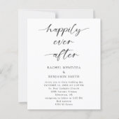 おしゃれでシンプルな「ハッピーエバーアフター」ウェディングプラン2面の詳細 (正面)