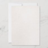 おしゃれでスタイリッシュな偽のゴールド箔の円とピンクの麻 招待状 (裏面)