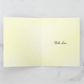 おしゃれでスタイリッシュな 誕生日おめでとう、彼女 カード (内部)