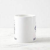 おしゃれでダンディなフレンチブルドッグの面白いコーヒーMサイズ コーヒーマグカップ (中央)