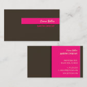 おしゃれでトレンディなレトロカラーの名刺 名刺 (正面/裏面)