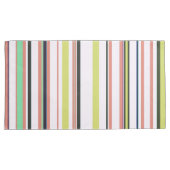 おしゃれでモダンなニュートレンドのストライプ 枕カバー (正面右)