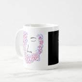 おしゃれで変わったマグカップ コーヒーマグカップ (正面左)