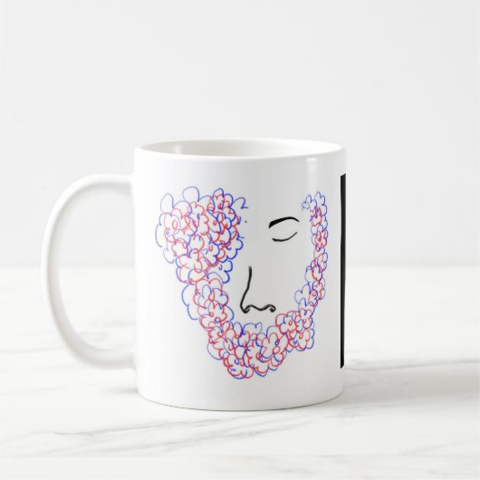 おしゃれで変わったマグカップ コーヒーマグカップ (左)