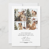 おしゃれで明るいモダンミニマル写真 シーズンカード (裏面)