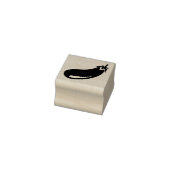 おしゃれで楽しいナスのアート ミニ ラバースタンプ (スタンプ)