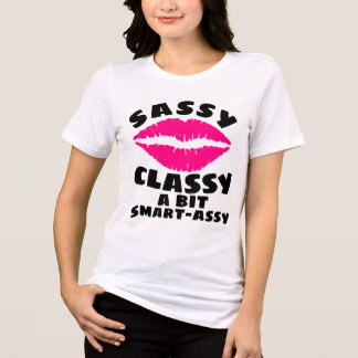 おしゃれで生意気なスマートレディの面白いTシャツ トライブレンドＴシャツ