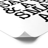 おしゃれで生意気、そして少し賢い LOL ポスター (角)