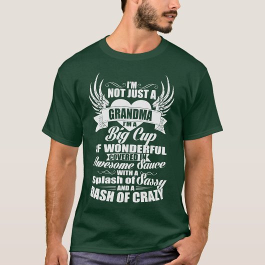 おしゃれで素敵なおばあちゃん Tシャツ (正面)