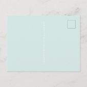 おしゃれで美しい花のデザインの招待状 ポストカード (裏面)