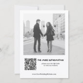 おしゃれで遊び心のあるマティーニグラスと写真 セーブザデート (裏面)