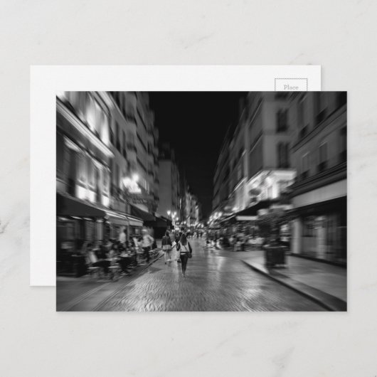 おしゃれで都会的なパリのライフスタイルと文化 ポストカード (正面/裏面)