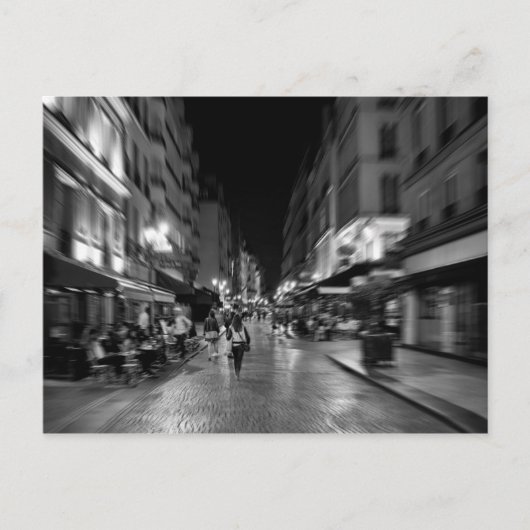 おしゃれで都会的なパリのライフスタイルと文化 ポストカード (正面)